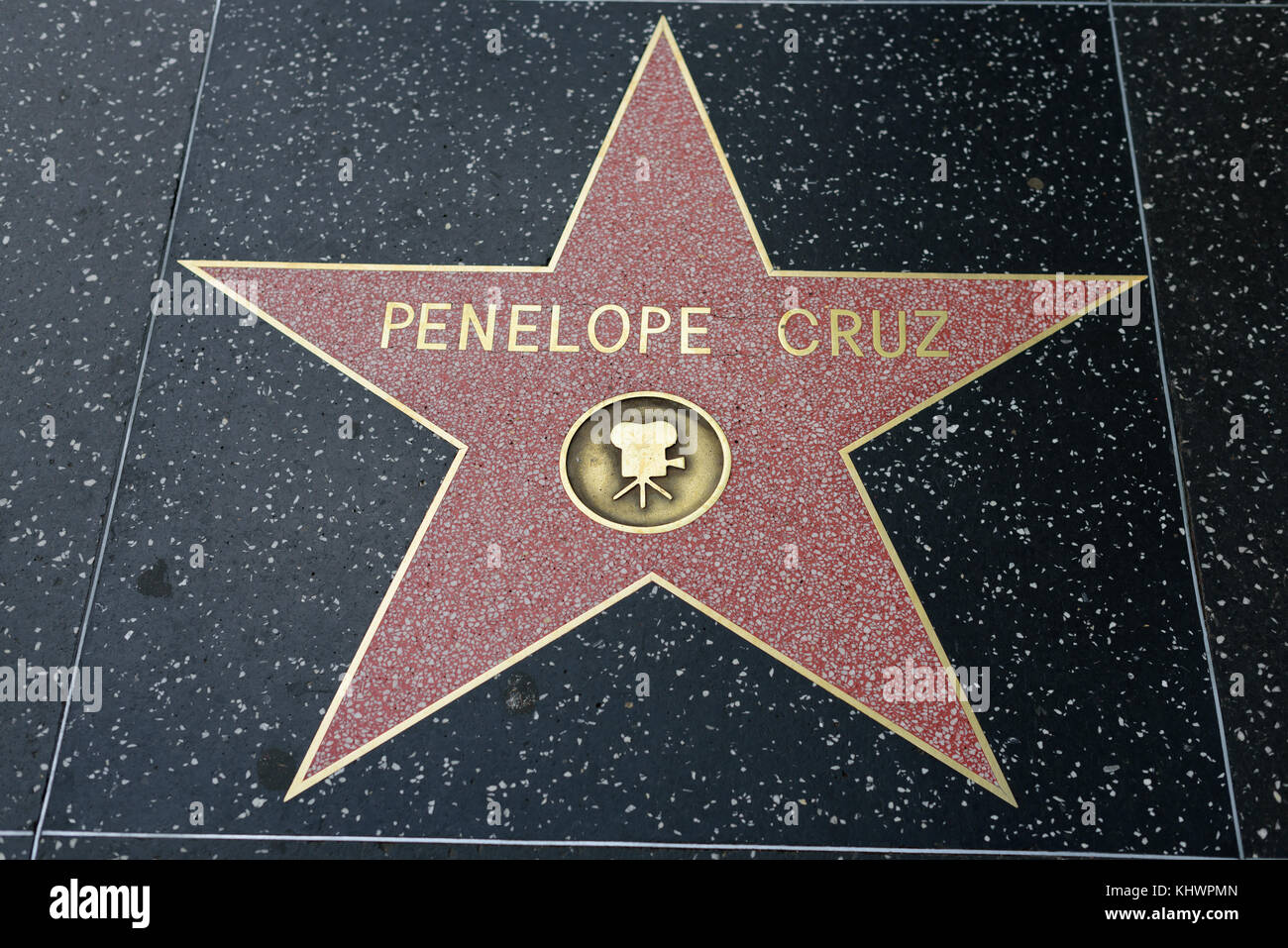 HOLLYWOOD, CA - DEZEMBER 06: Penelope Cruz Star auf dem Hollywood Walk of Fame in Hollywood, Kalifornien am 6. Dezember 2016. Stockfoto