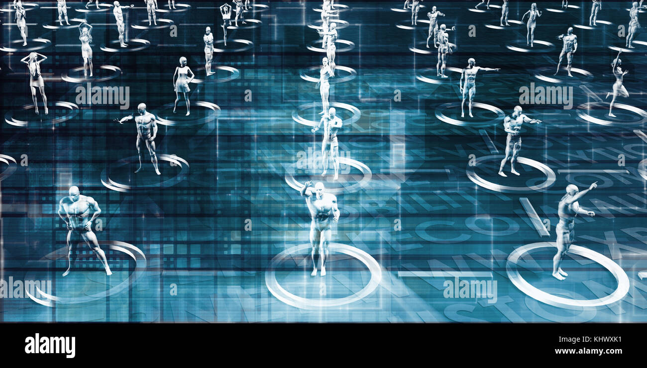 Moderne digitale Hintergrund als kreative Kunst Stockfoto