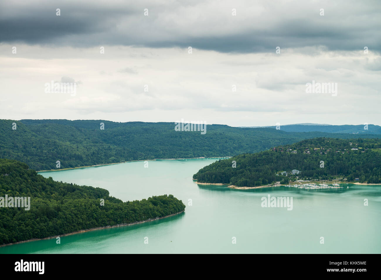 See Vouglans, Frankreich, Europa. Stockfoto