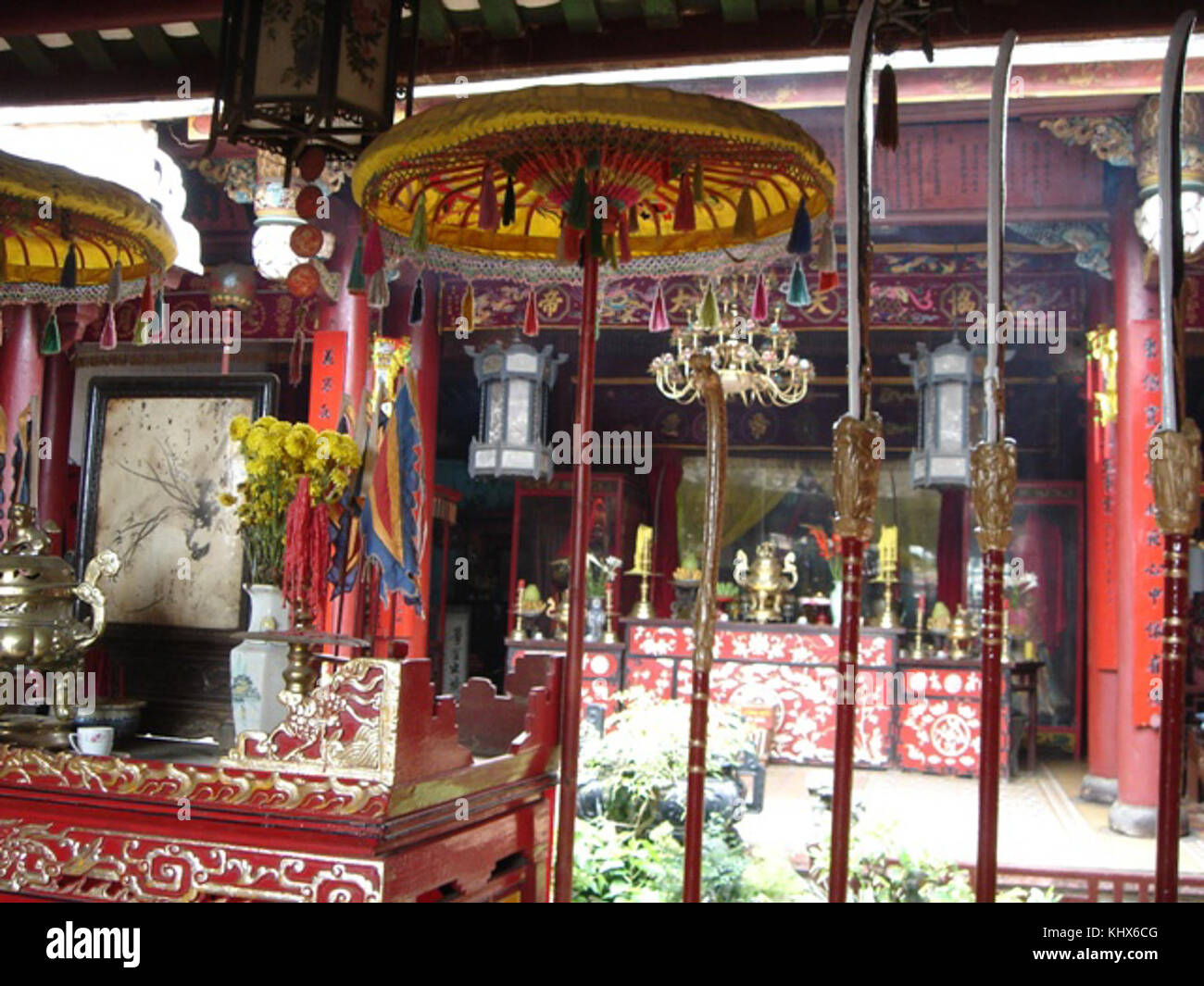 Hoi Quan Cong Mieu Stockfoto