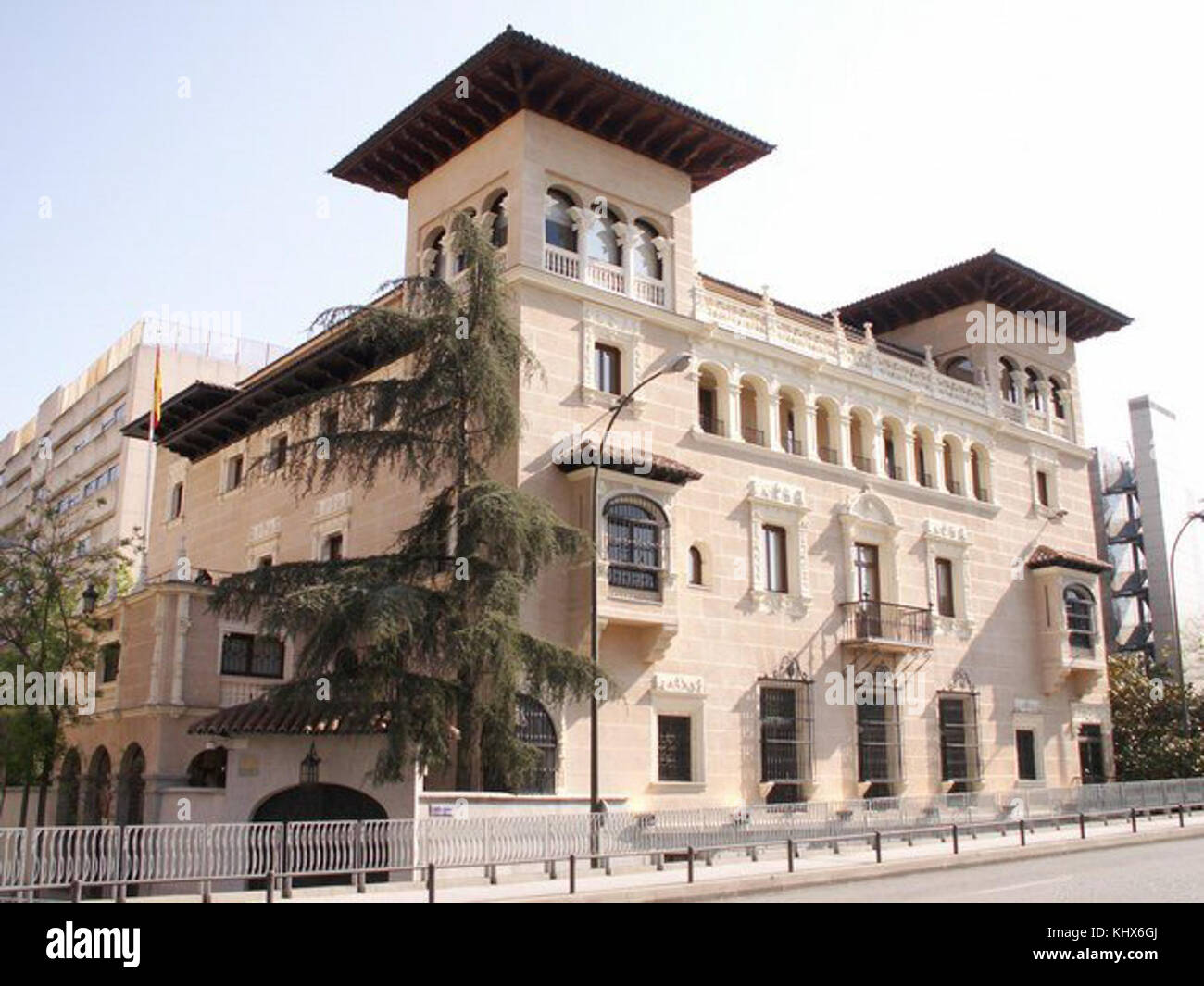 Palacio de los Marqueses de Bermejilla del Rey Stockfoto