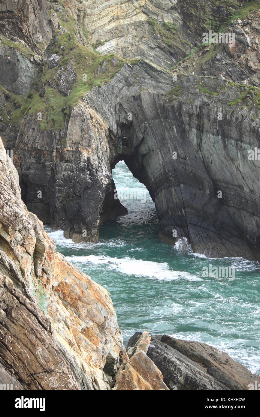 Mizen Head Felsformationen. County Cork, Irland Stockfoto