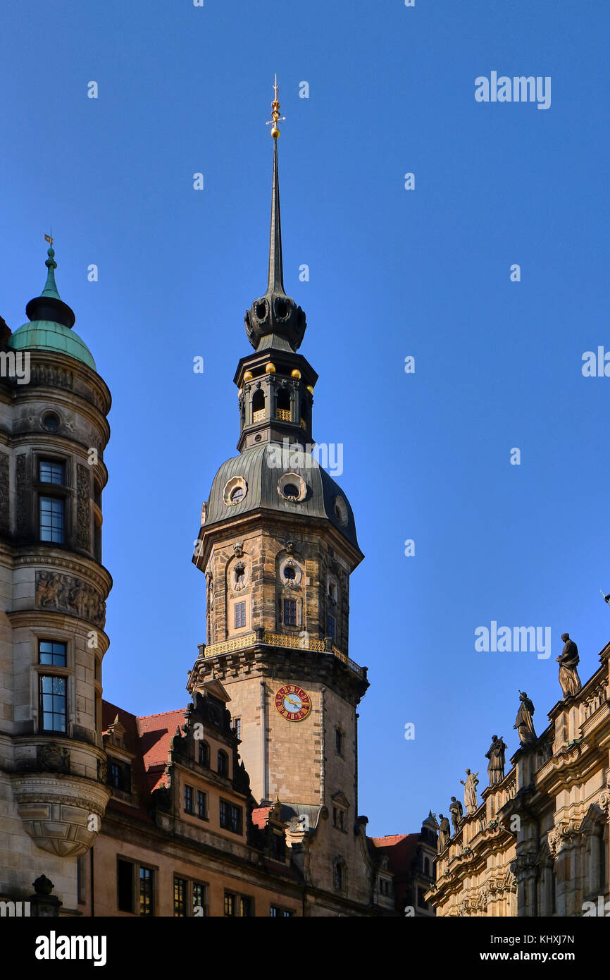 Europa, Deutschland, Sachsen, Dresden, die Altstadt, das Schloss Stockfoto