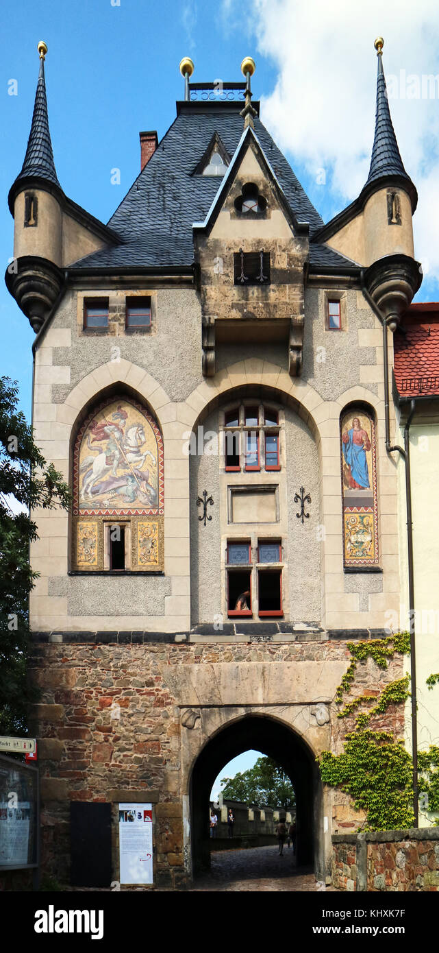 Europa Deutschland Sachsen Meissen Der Altstadt Dem
