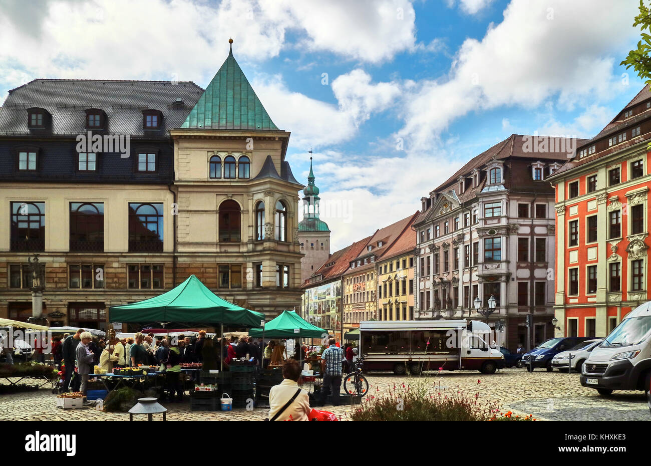 Europa, Deutschland, Sachsen, Bautzen, die Altstadt, das Rathaus, Markt
