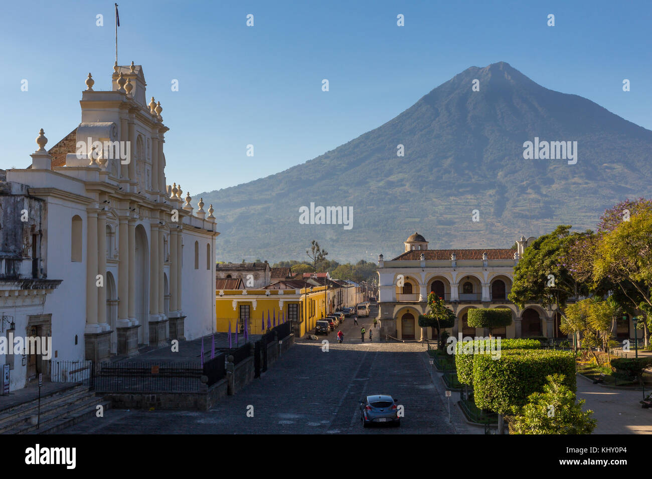 Kathedrale San José Antigua Guatemala Stockfoto