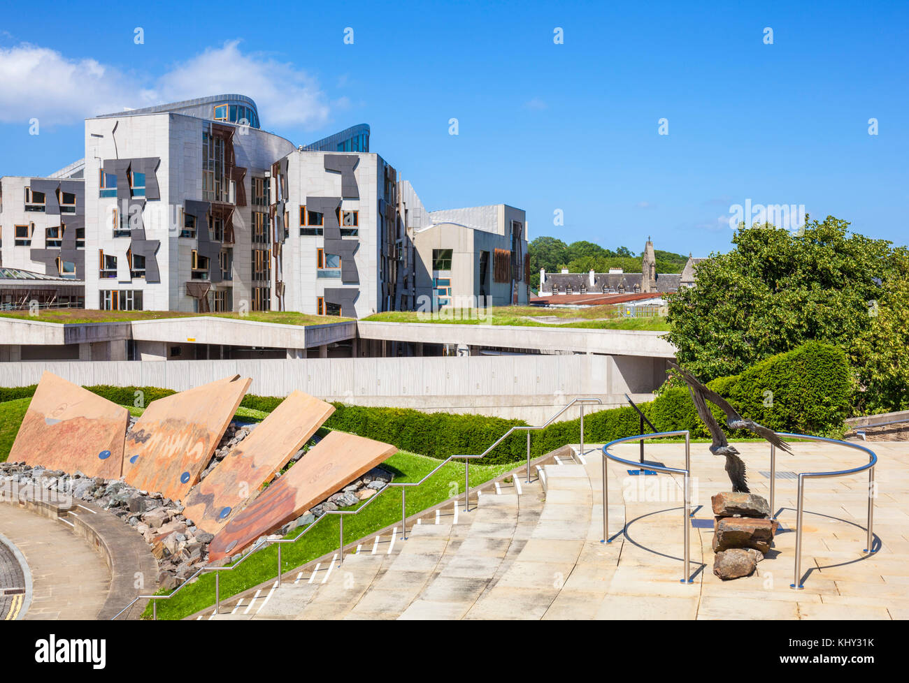 Gebäude des schottischen Parlaments in Edinburgh Schottland Edinburgh Schottisches Parlamentsgebäude Edinburgh Holyrood Edinburgh Schottland Großbritannien GB Europa Stockfoto