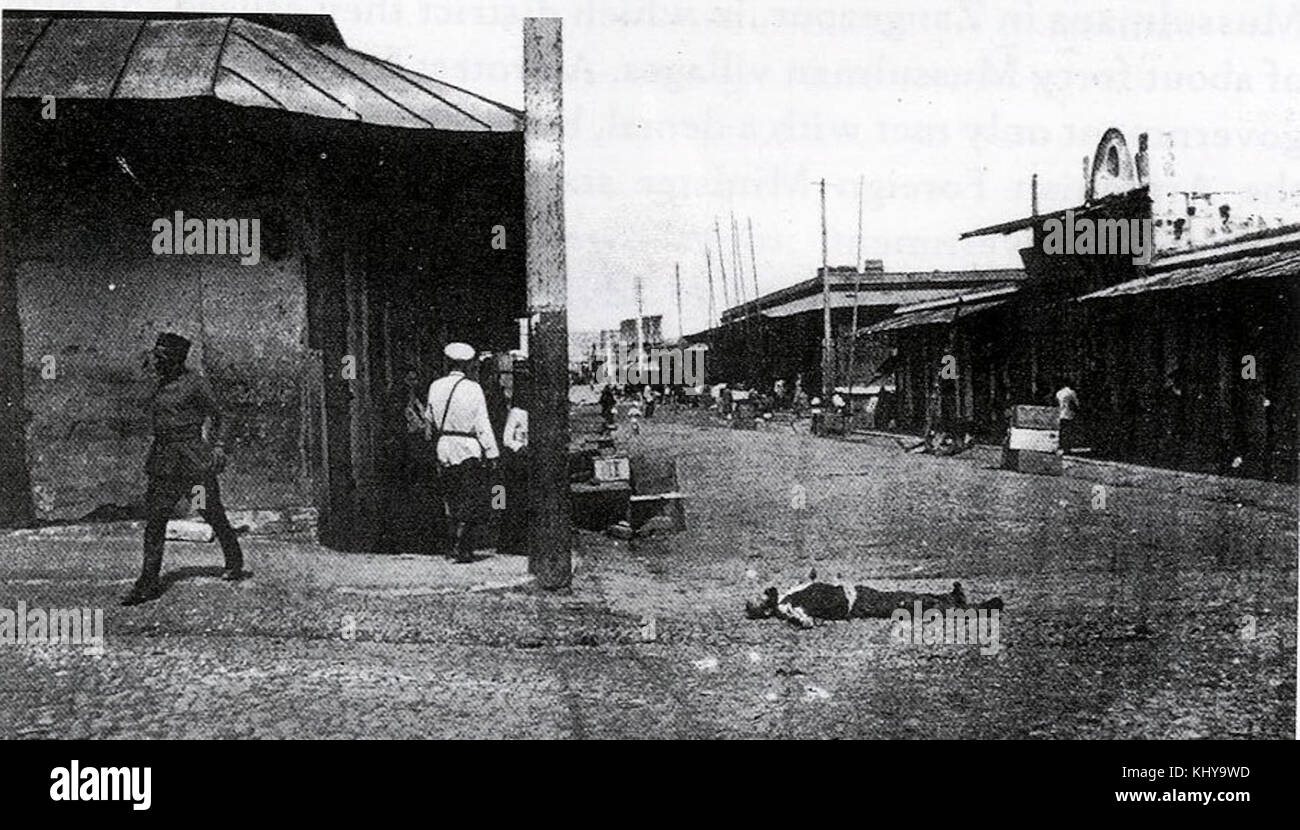 Aserbaidschanisch (Tatar) Opfer in Baku Stockfoto