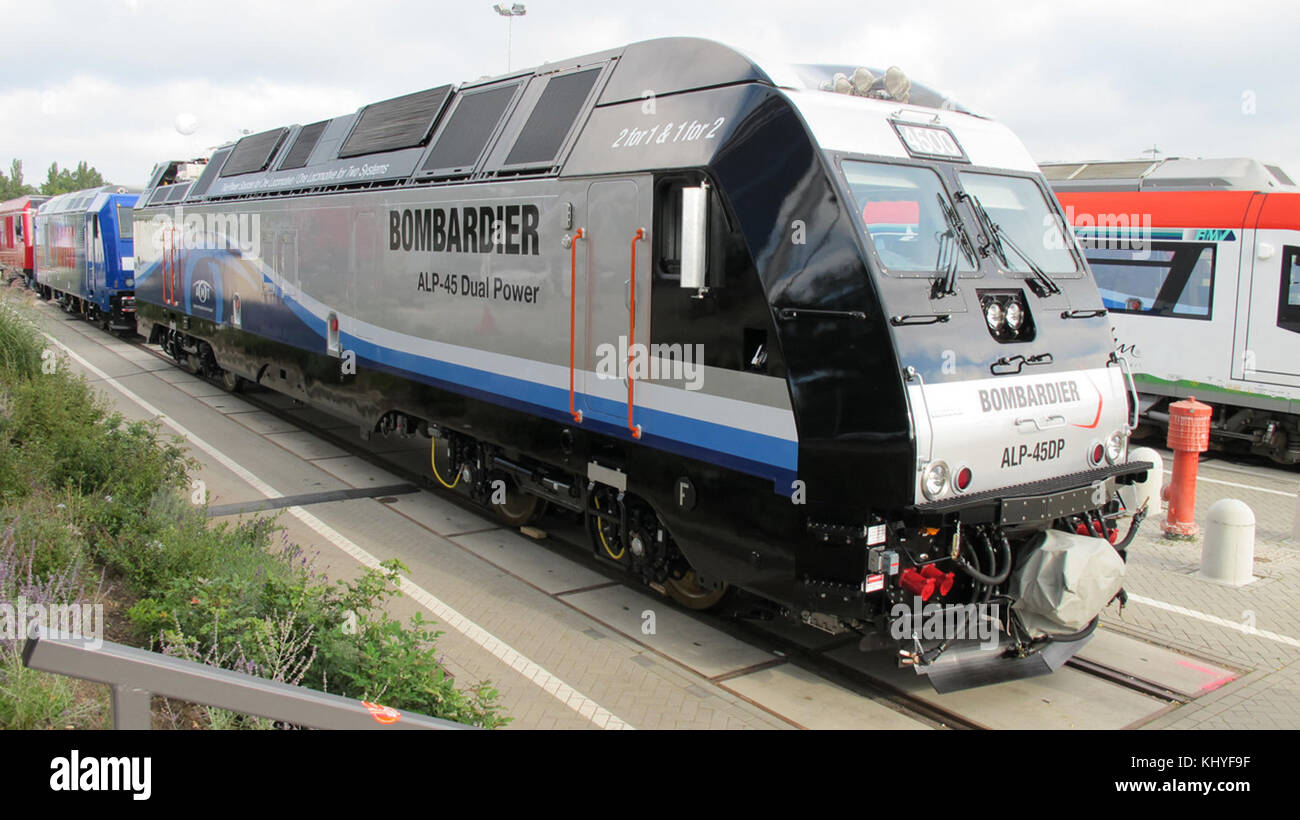 Bombardier ALP-45DP auf der Innotrans 2010 Stockfoto