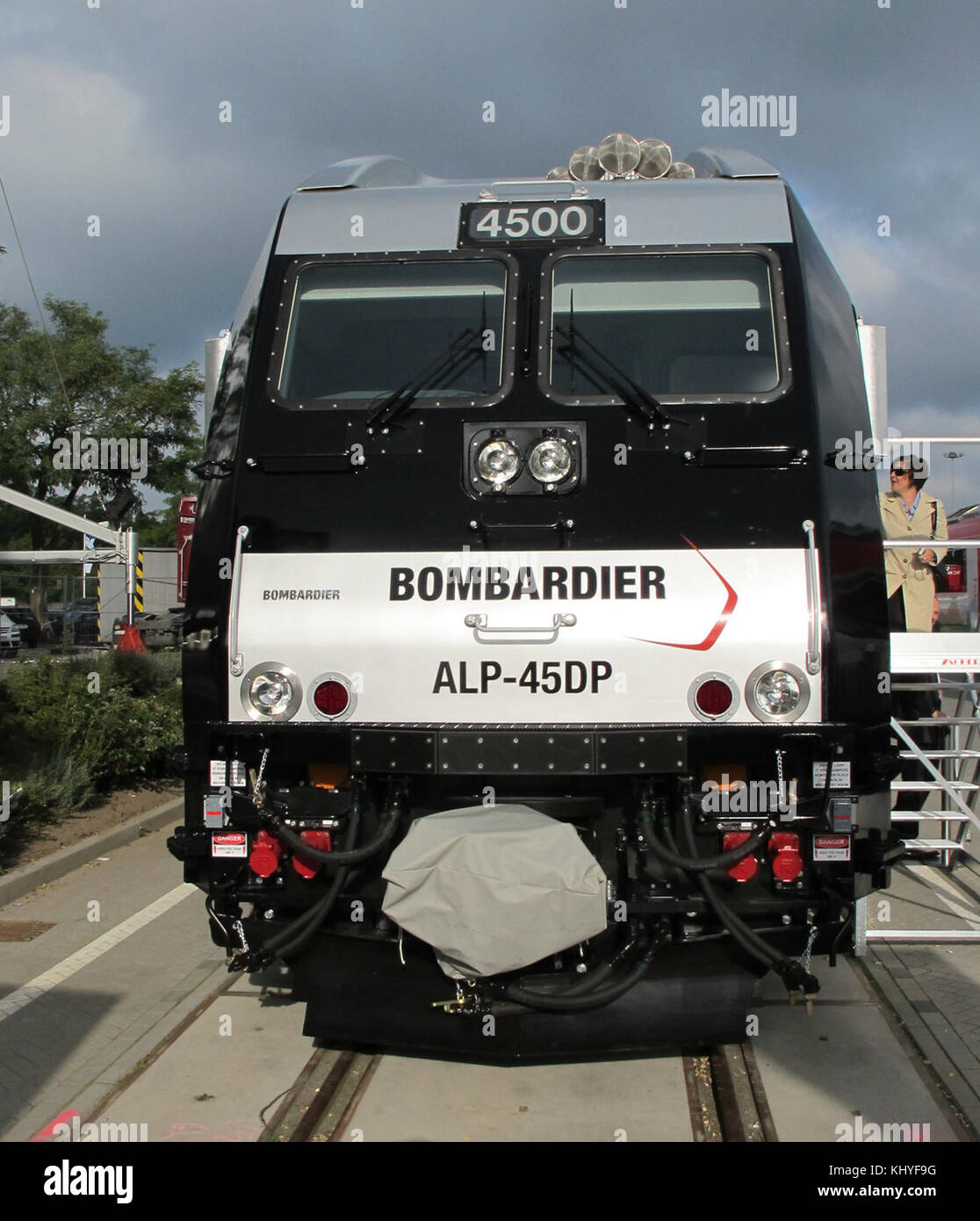 Bombardier ALP-45DP Innotrans 2010 Frontal Geschossen Stockfoto