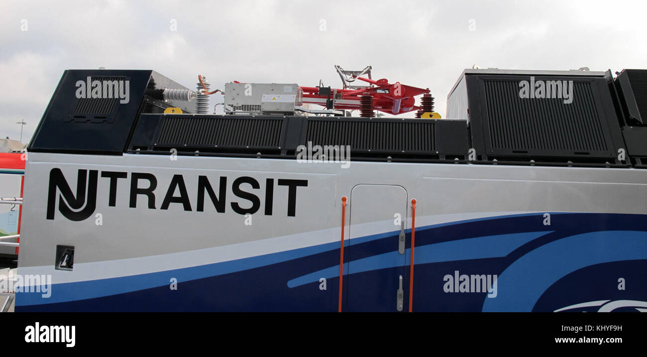 Bombardier ALP-45DP Stromabnehmer Schuß Innotrans 2010 Stockfoto