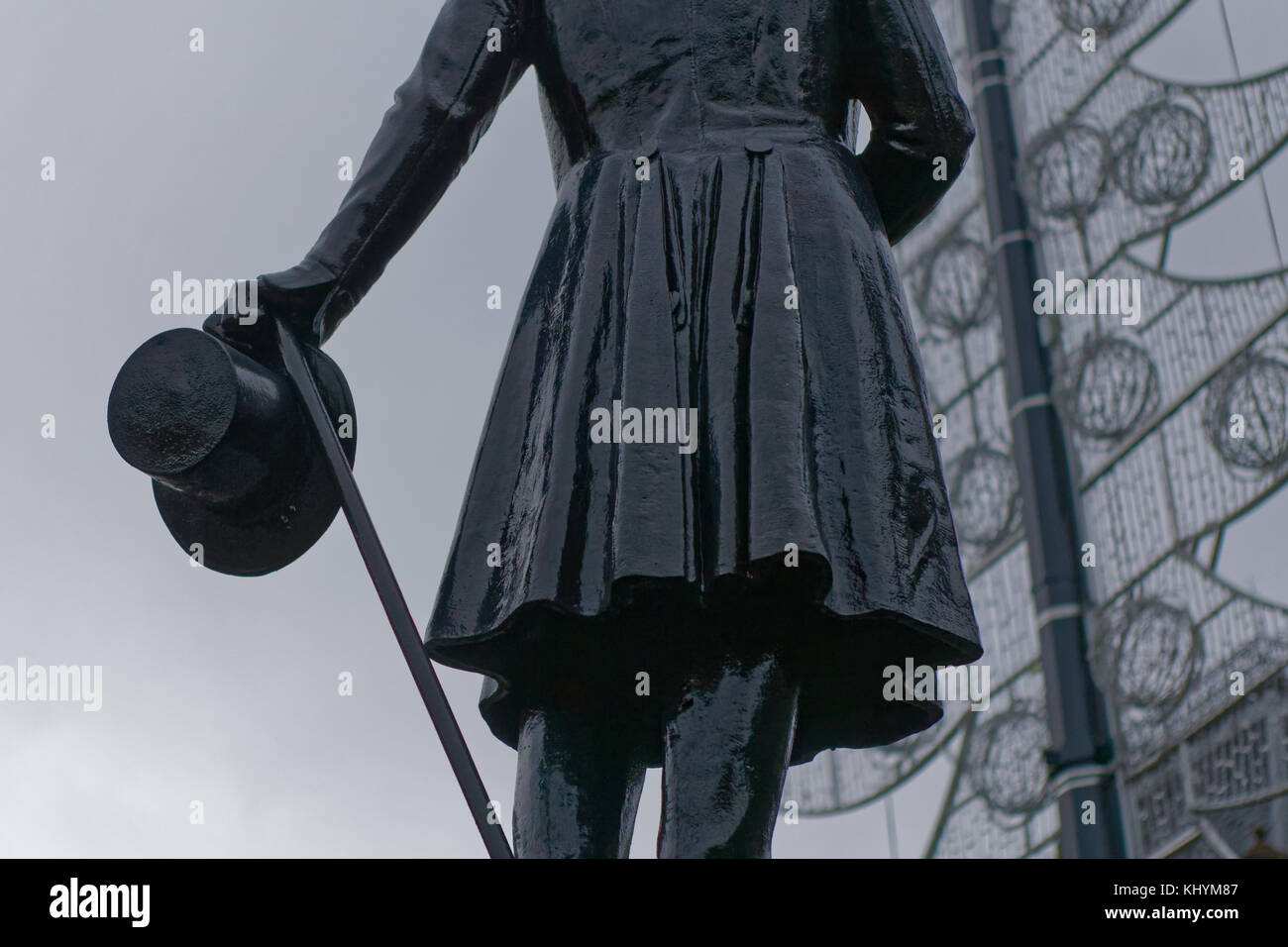 Glasgow, Schottland, Großbritannien. November. Glasgow liebt Weihnachten im ersten Jahr der neuen Stadt sahen Weihnachtslichter sie an ihrem ersten vollen Tag als Glaswegier dem Regen trotzten und zum ersten Mal frei sehen konnten Weihnachtslichter einschalten . Credit Gerard Ferry/Alamy Live News Stockfoto