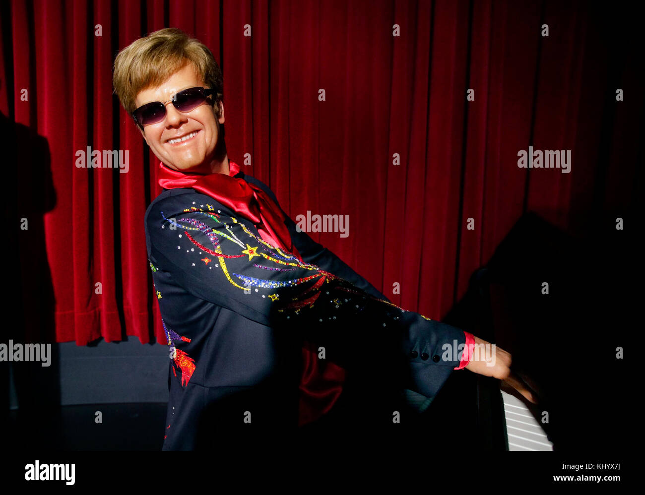 Montreal, Kanada. 21 Nov, 2017. Sänger Elton John auf dem Musee Grevin. Credit: mario Beauregard/alamy leben Nachrichten Stockfoto
