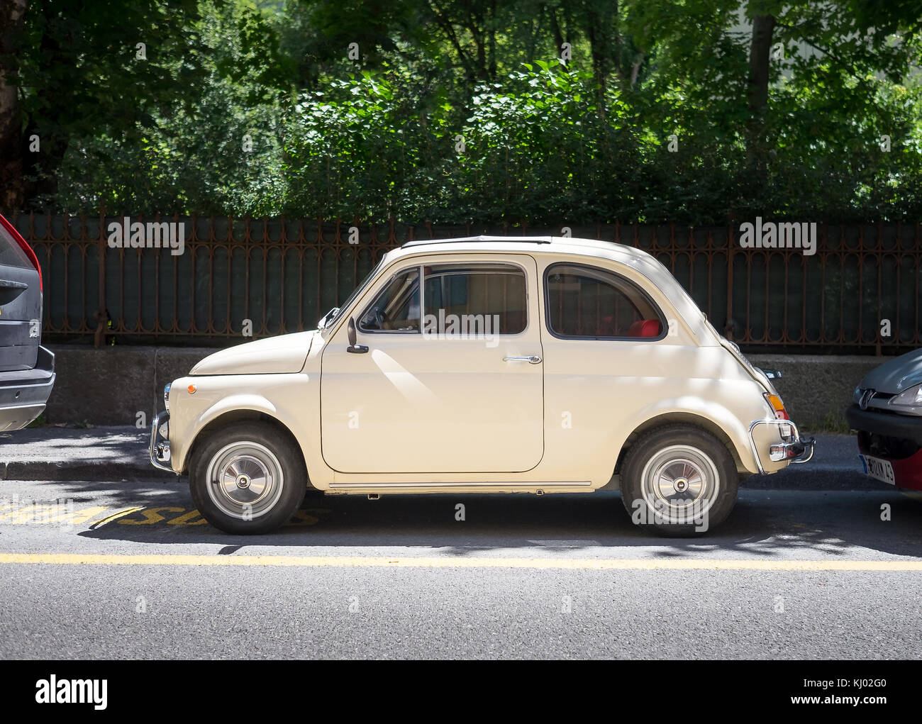 Fiat 500 (alter Stil) Stockfoto