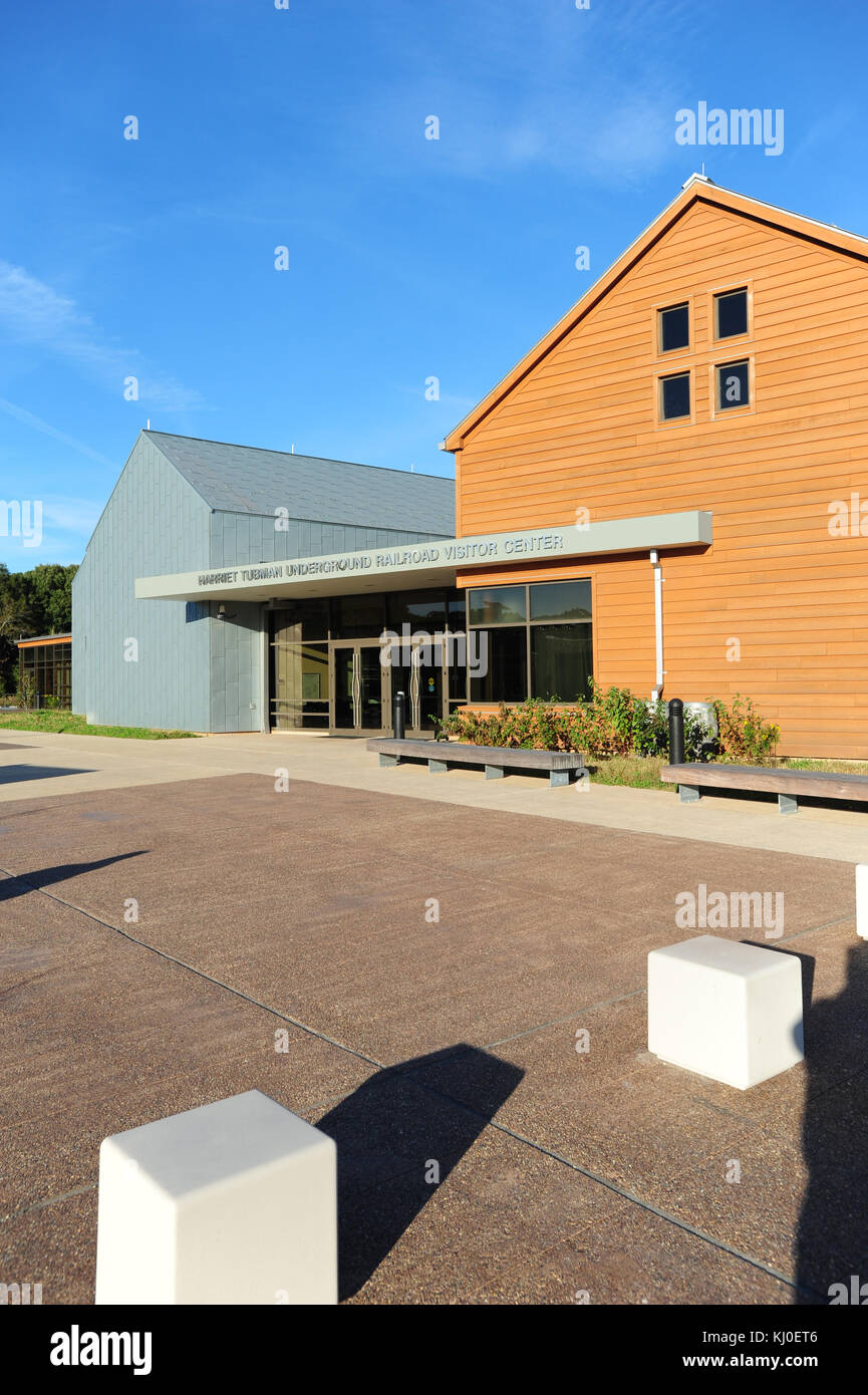 Äußere des Harriot Tubman Underground Railroad Visitor Center Museum in der Kirche Creek Maryland Eastern Shore National Park Service Stockfoto