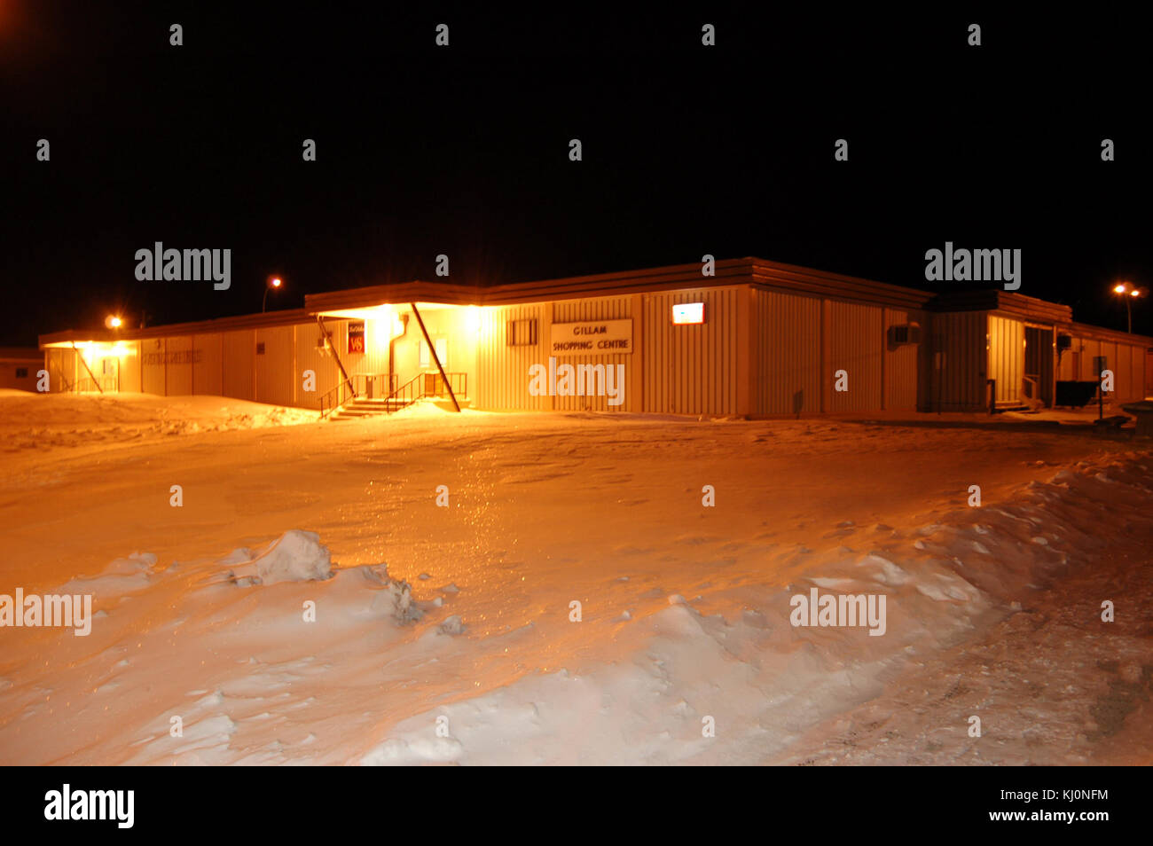 Gillam Einkaufszentrum Stockfoto