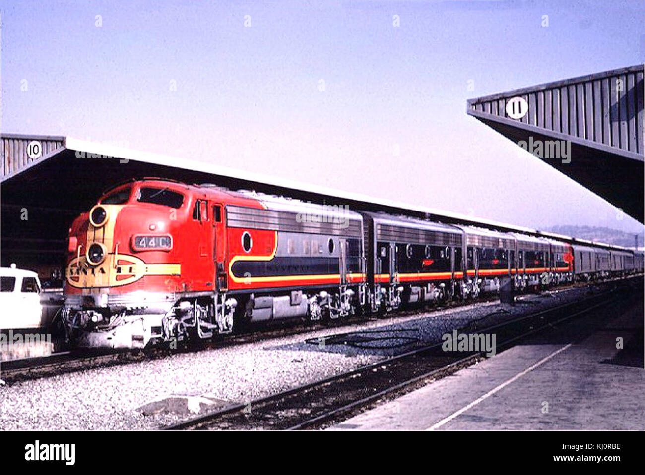 AT&SF 44 CatLosAngelesCA 9-24-66 Stockfoto