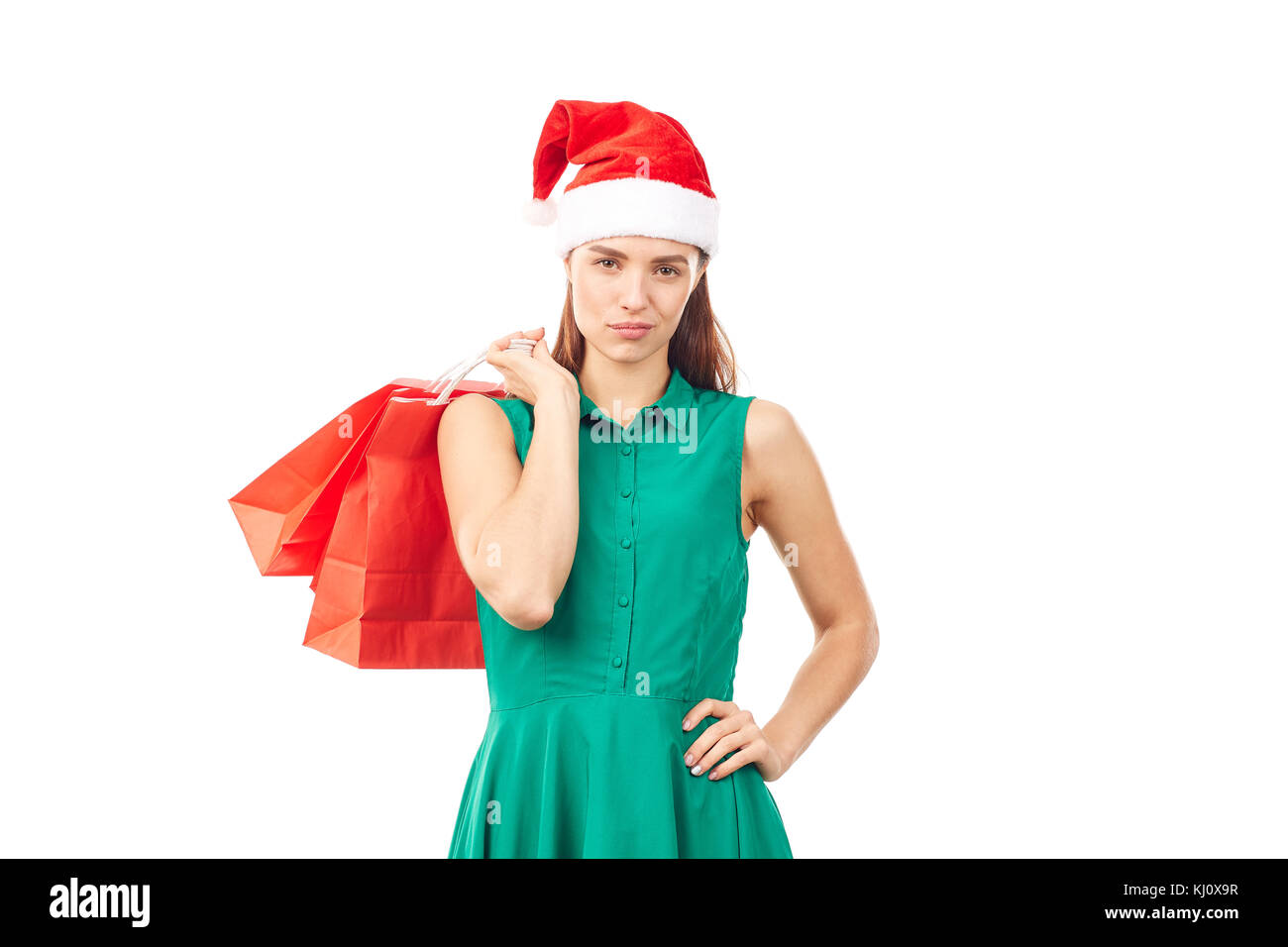 Weihnachten shopoholic Stockfoto