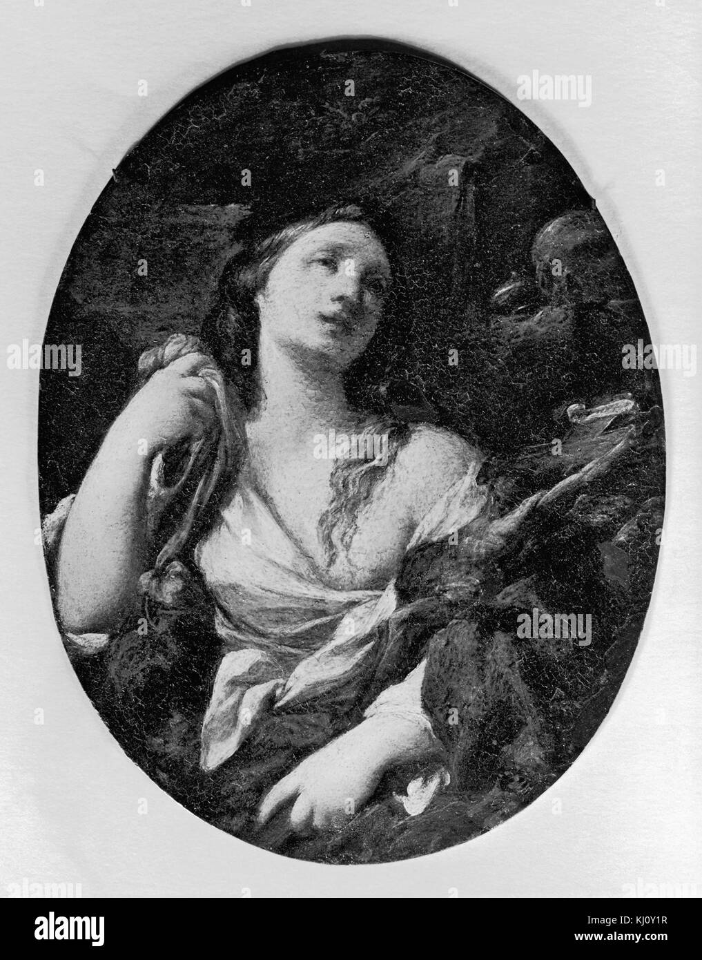 Giuseppe Maria Crespi - die reuige Magdalena - Walters 371130 Stockfoto
