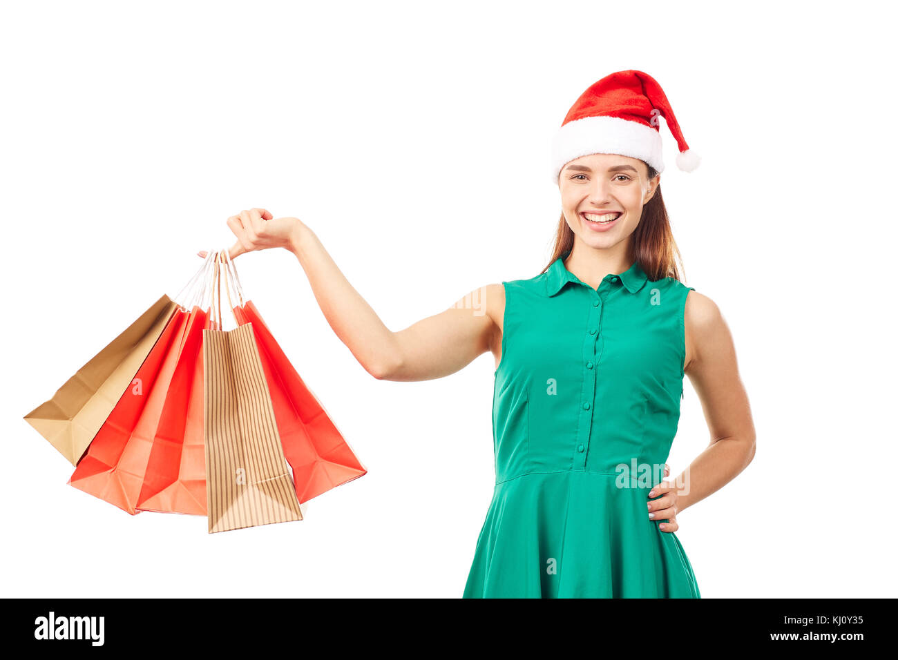 Weihnachten shopoholic Stockfoto