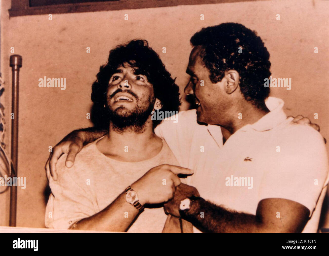 Maradona Gianni Di Marzio Stockfoto