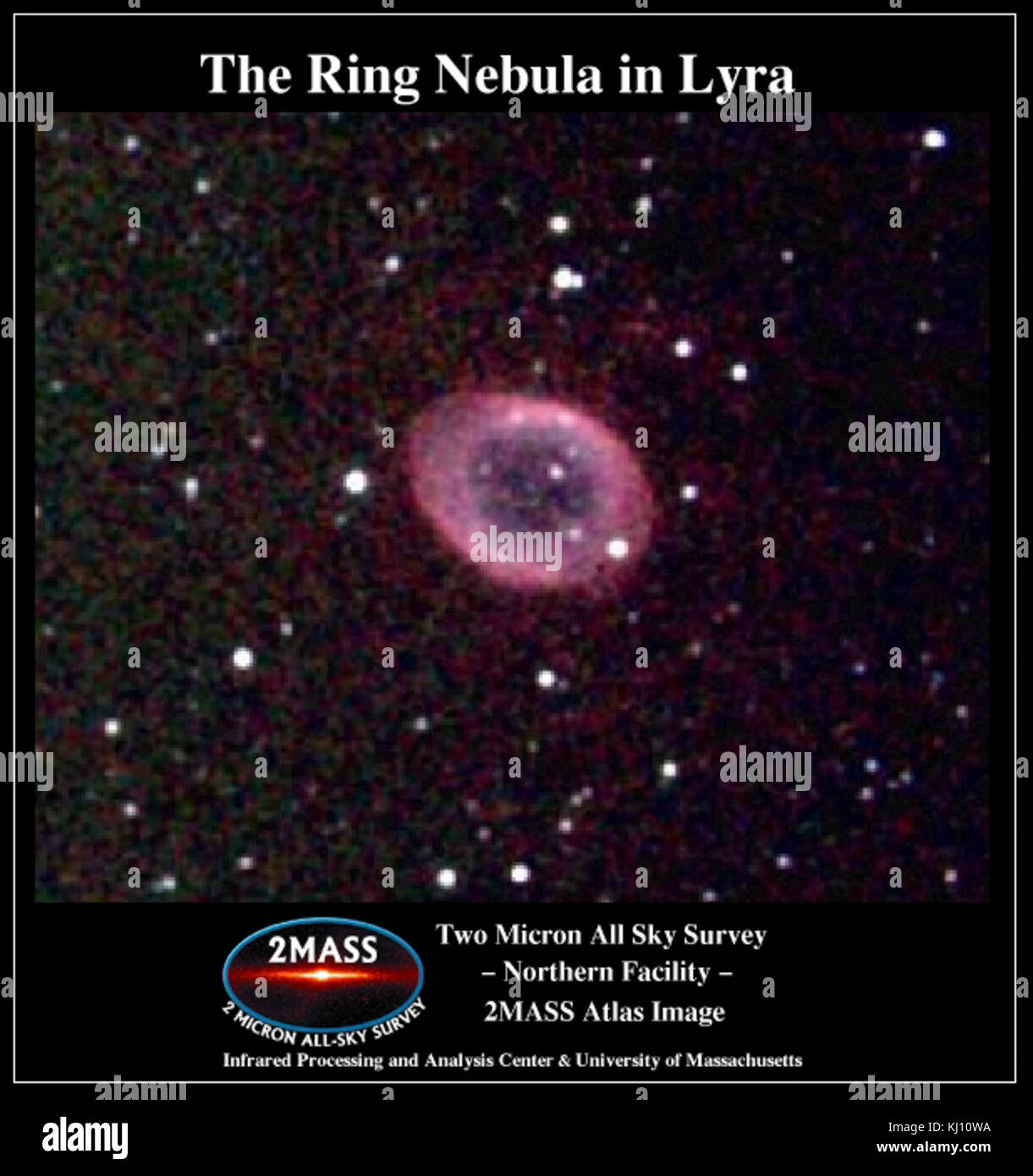 Messier 057 2 Masse Stockfoto