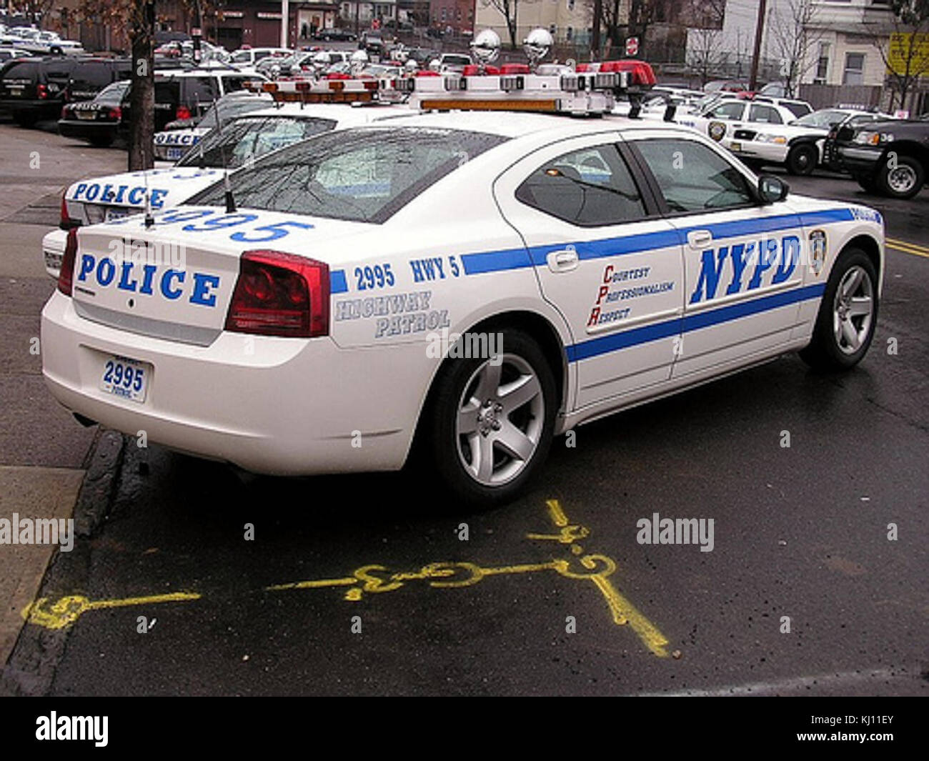 NYPD Highway Patrol Dodge Charger Stockfoto