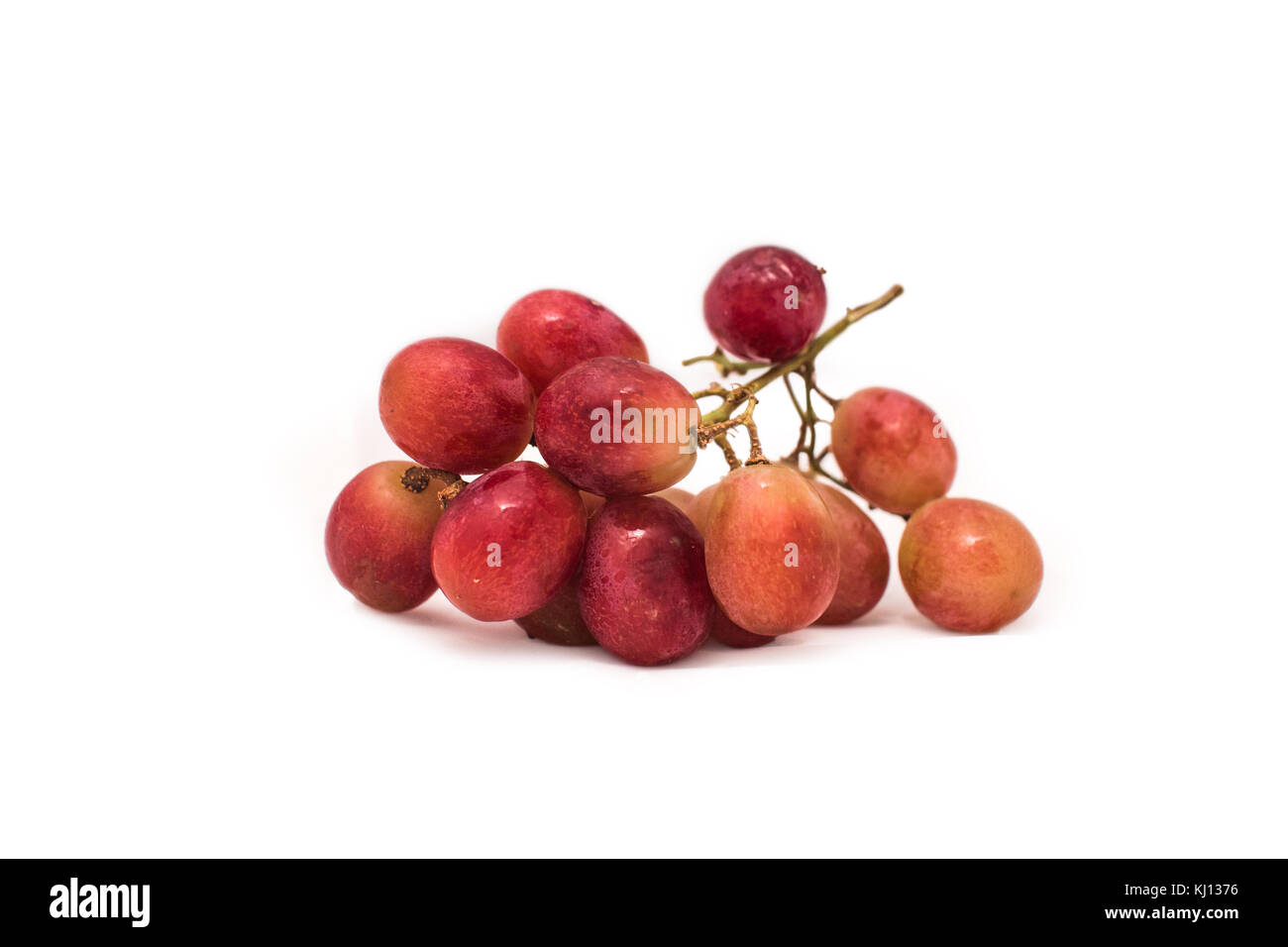 frische rote Weintrauben Stockfoto