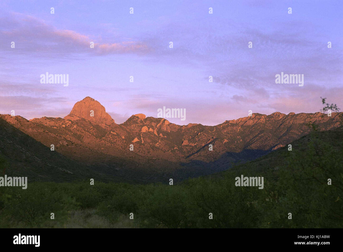 Berg malerische Landschaft Baboquivari peak Stockfoto