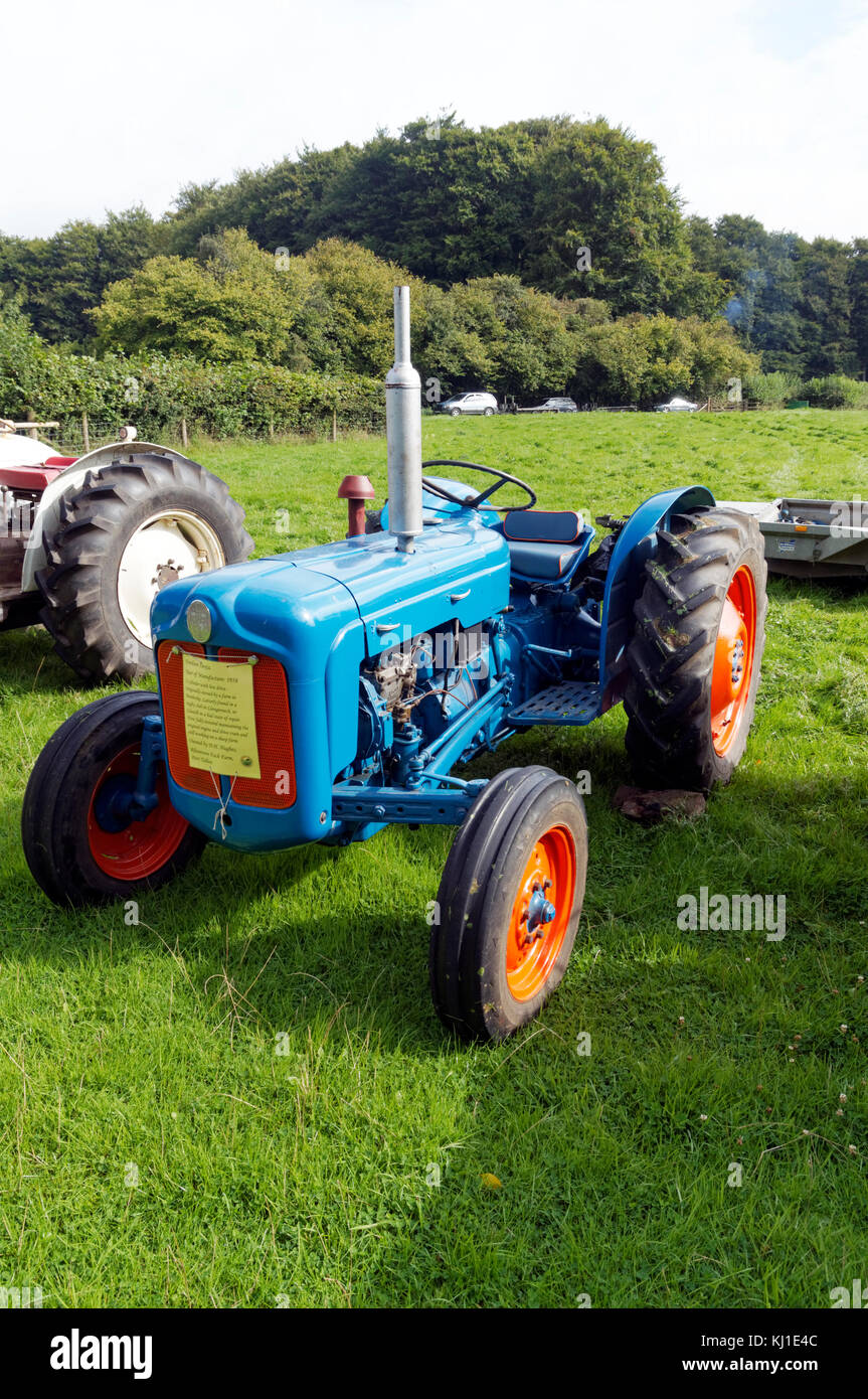 1958 Fordson Dexta, Traktor, Food Festival, St. Fagans National History Museum, Cardiff, Wales. Stockfoto