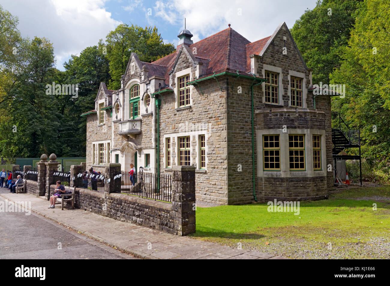 Oakdale Workmens Institut, St. Fagans National History Museum/Amgueddfa Werin Cymru, Cardiff, South Wales, UK. Stockfoto