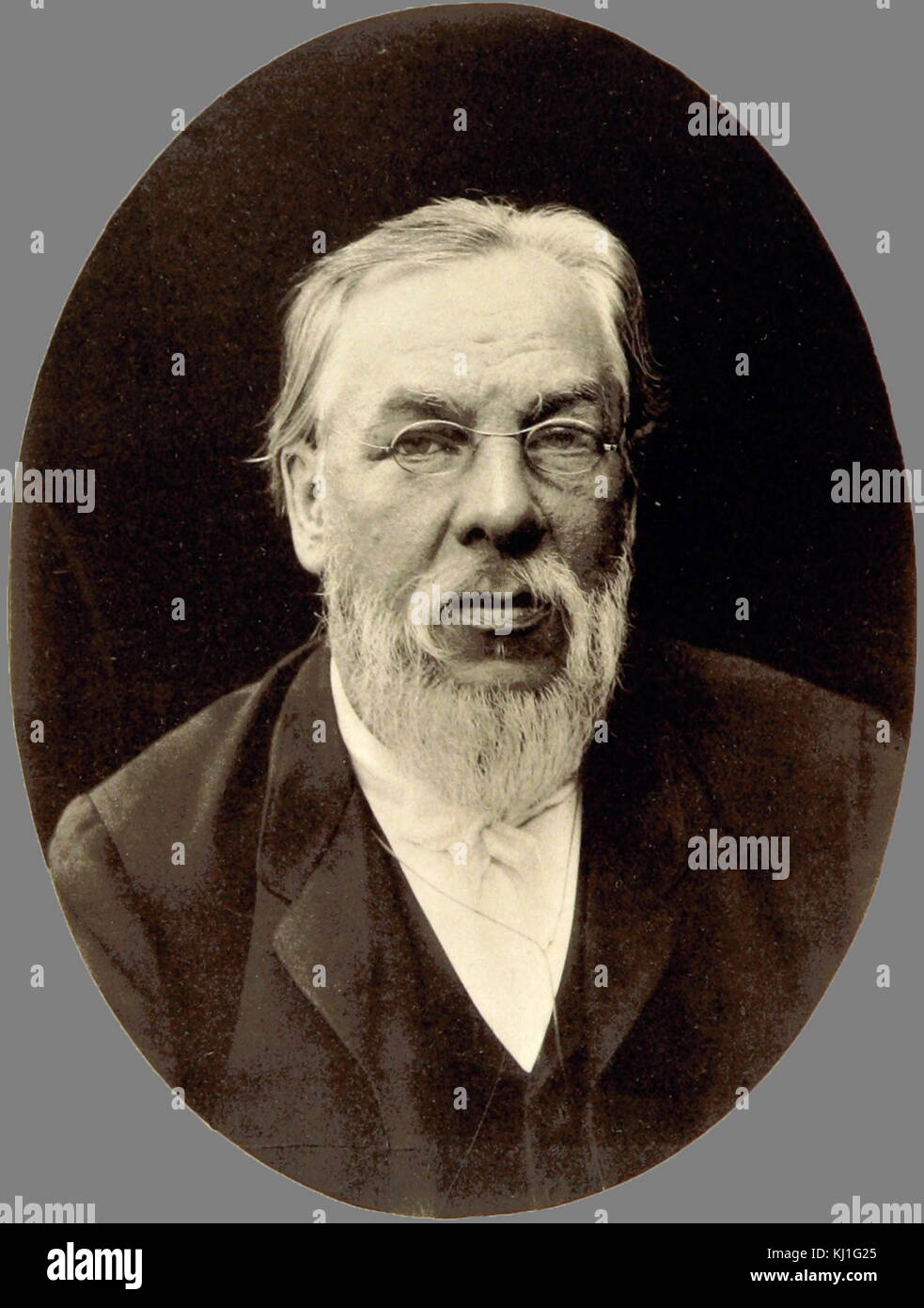 Sergej Petrowitsch Botkin (1832-1889), russischer Arzt, Therapeut, und Aktivist, einer der Begründer der modernen russischen medizinischen Wissenschaft und Bildung. Stockfoto