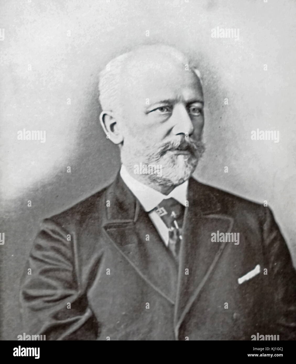 Pjotr Iljitsch Tschaikowski (1840-1893), Peter Iljitsch Tschaikowsky, war ein russischer Komponist der späten Romantik, deren Werke unter den beliebtesten Musik im klassischen Repertoire sind Stockfoto
