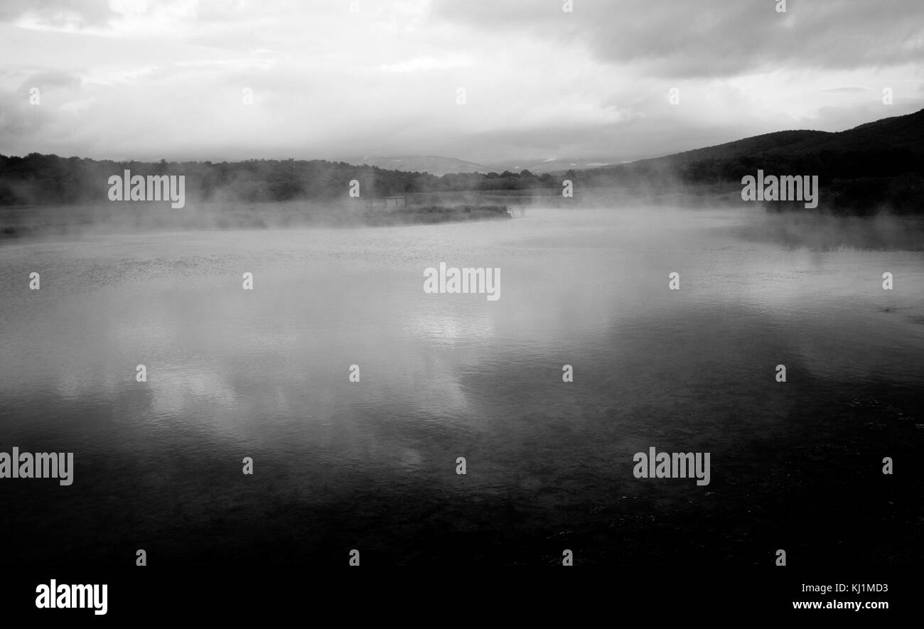 Heiße Quellen in nalychevo Naturpark, Kamtschatka, Sibirien, Russland Stockfoto