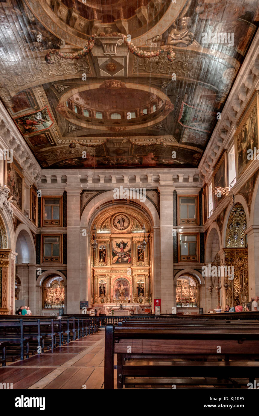 Kirche Von Ingreja Sao Roque, Lissabon, Portugal Stockfoto