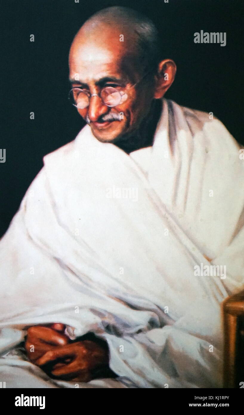 Mahatma gandhi porträt Fotos und Bildmaterial in hoher Auflösung Alamy