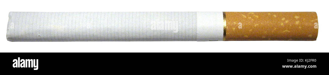 Foto einer Vintage-Zigarettenpackung, die den Tabakverpackungsstil des frühen 20. Jahrhunderts zeigt. Stockfoto