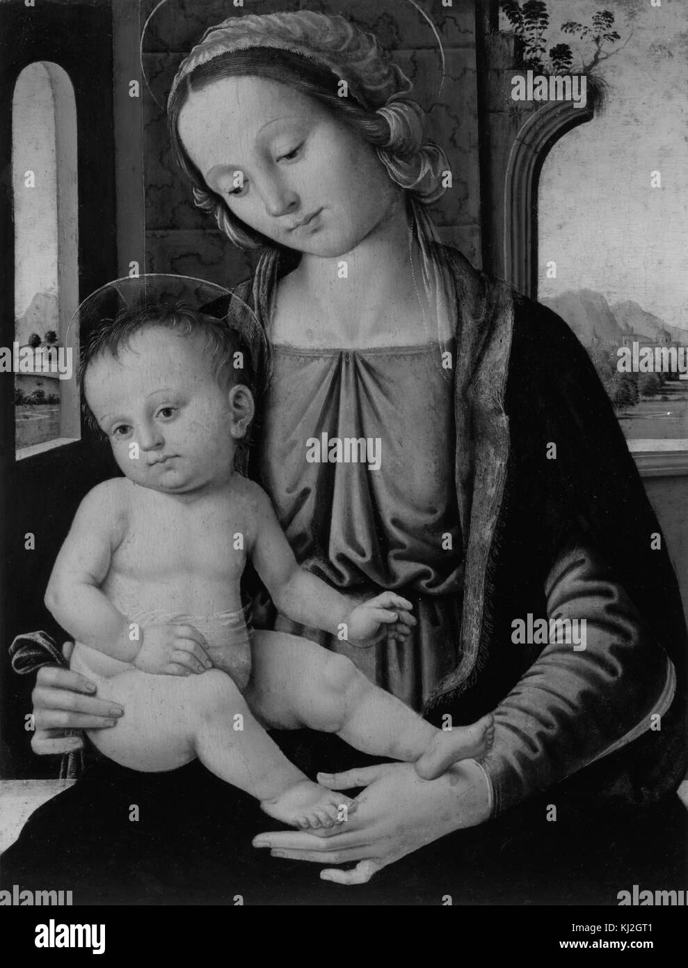 Giovanni Battista Bertucci I - Madonna und Kind - Walters 37479 Stockfoto
