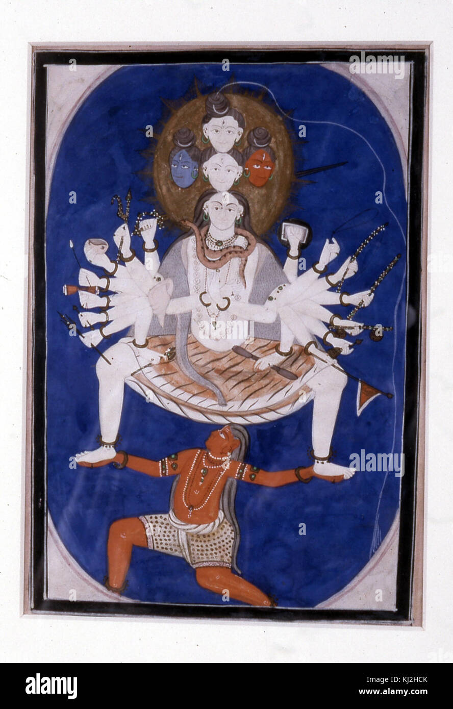 Indian - kosmische Shiva - Walters W901 Stockfoto