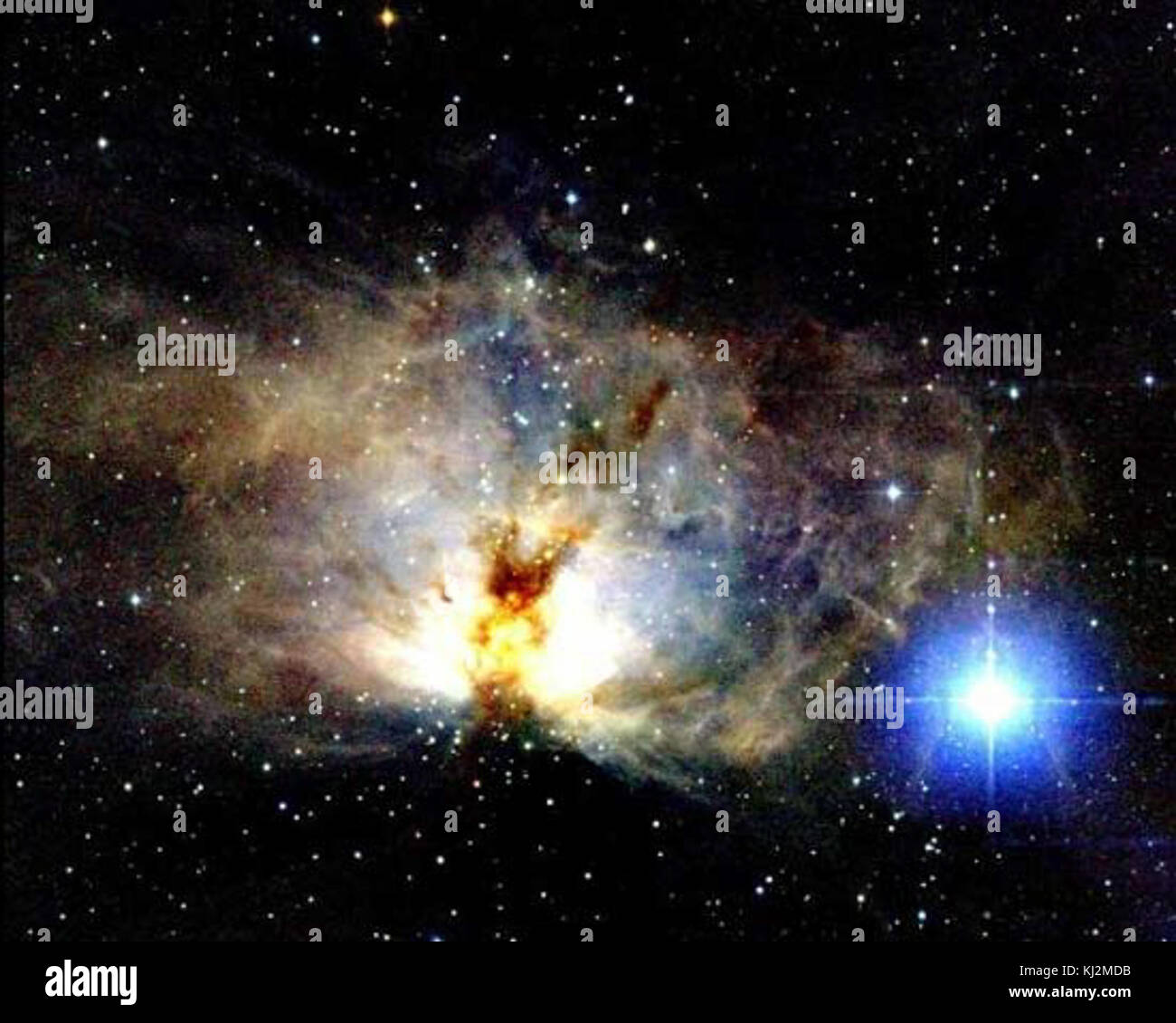 Ngc2024 2 Masse Stockfoto