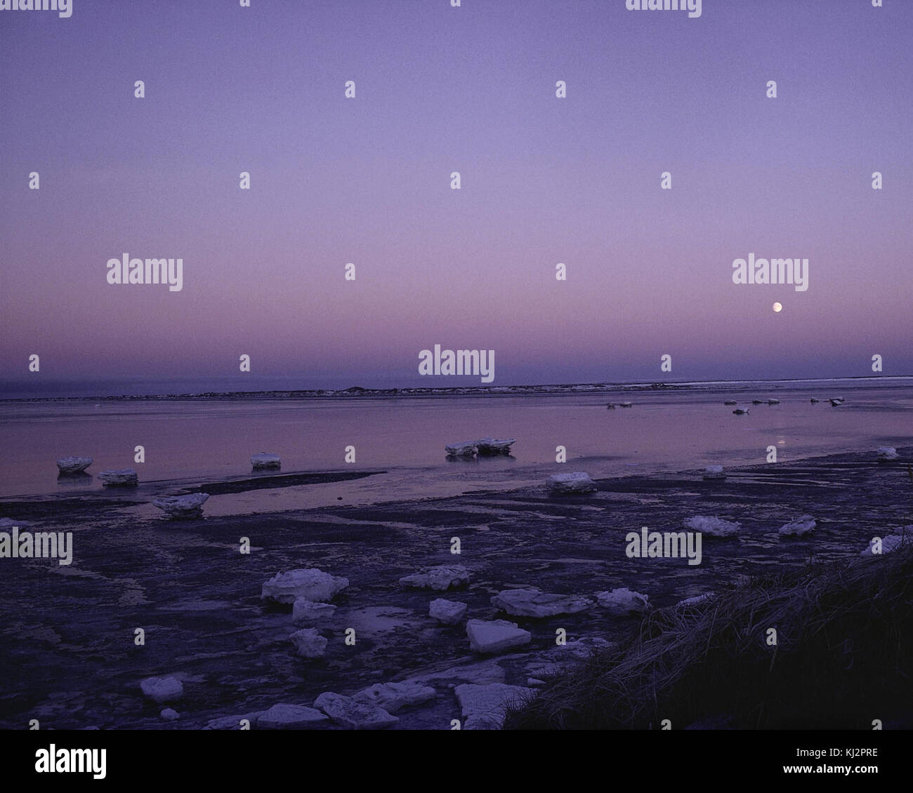 Yukon delta National Wildlife Refuge Alaska Sonnenuntergang Stockfoto