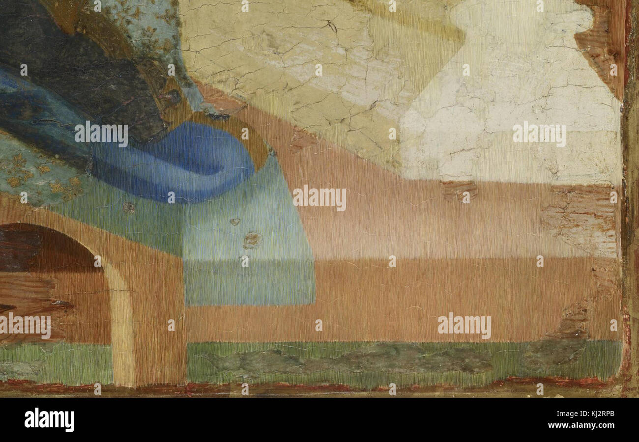 Arnau Bassa - Triptychon mit Madonna- und Kind mit der Kreuzigung und der Verkündigung Walters 37468 - ein Detail T L Stockfoto