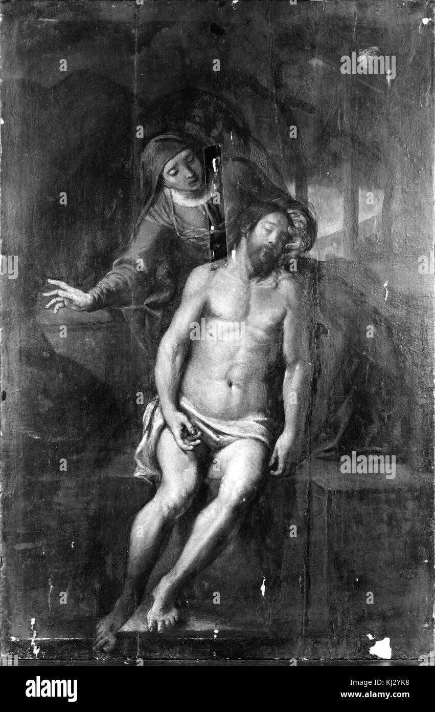 Italienisch - die Jungfrau Trauer über Christus - Walters 371126 Stockfoto