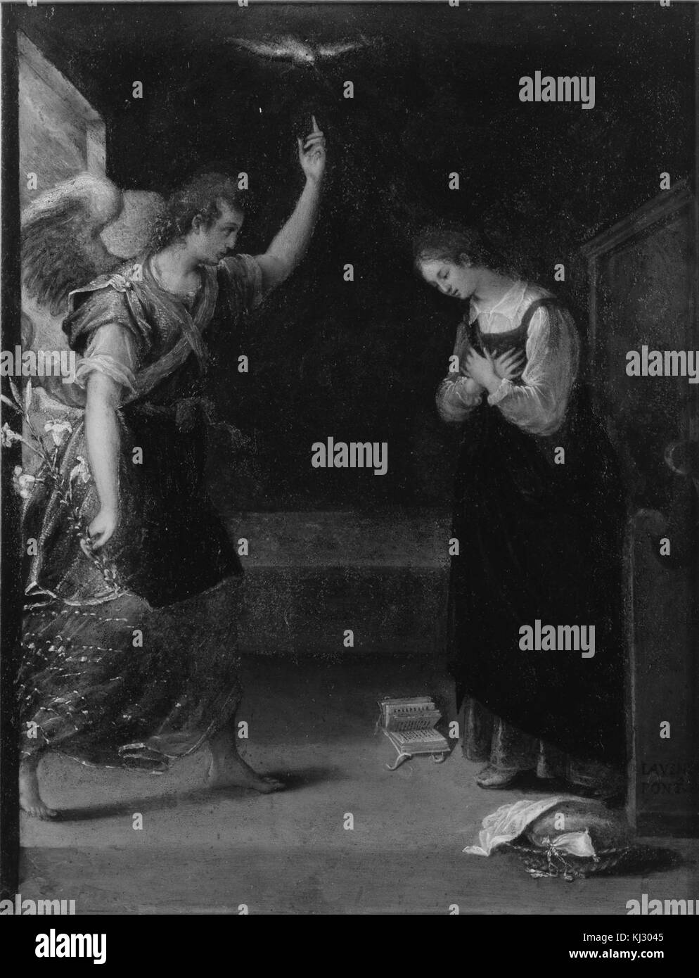 Lavinia Fontana - Verkündigung - Walters 371814 Stockfoto