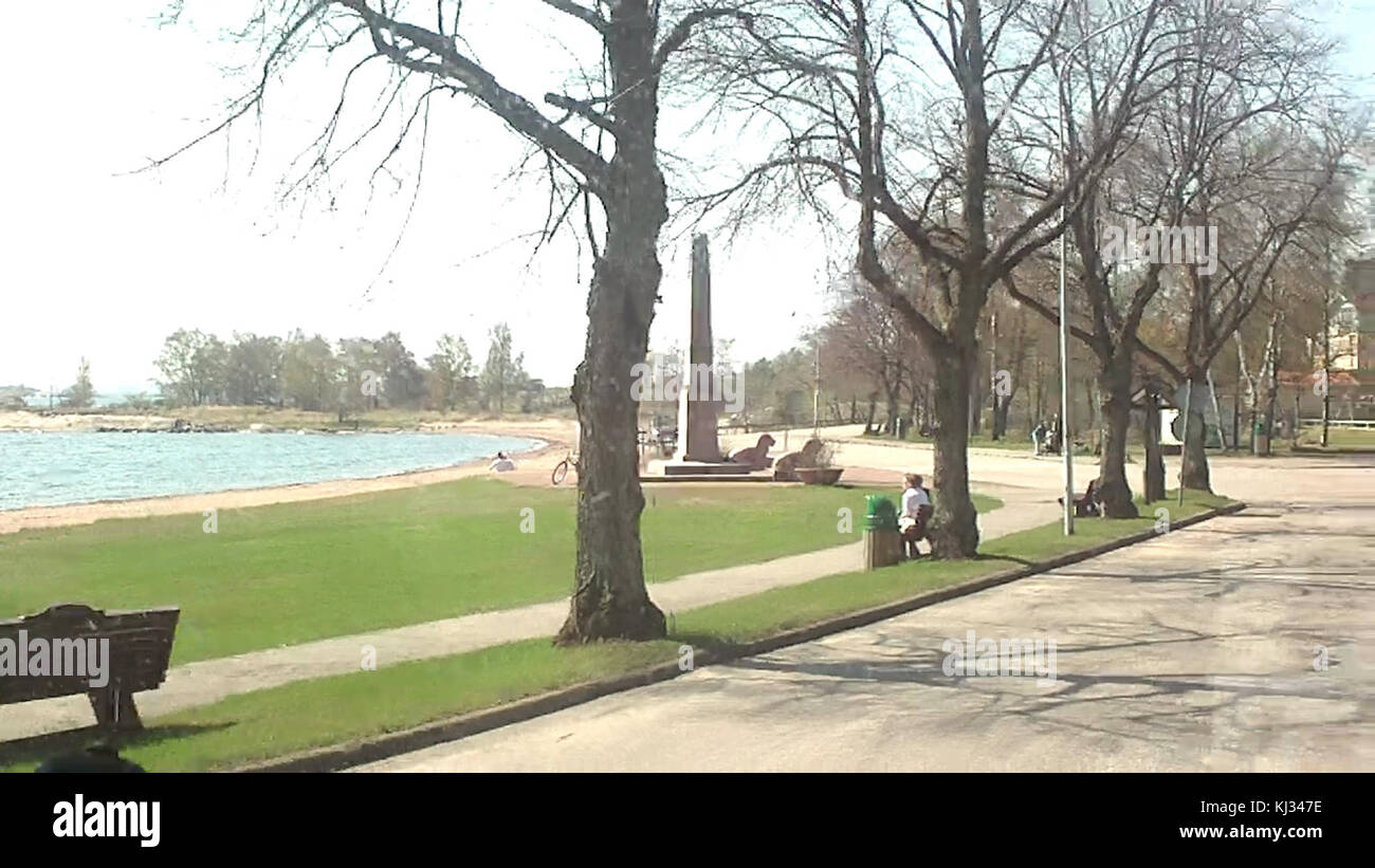 WW ICH Denkmal Hango Stockfoto