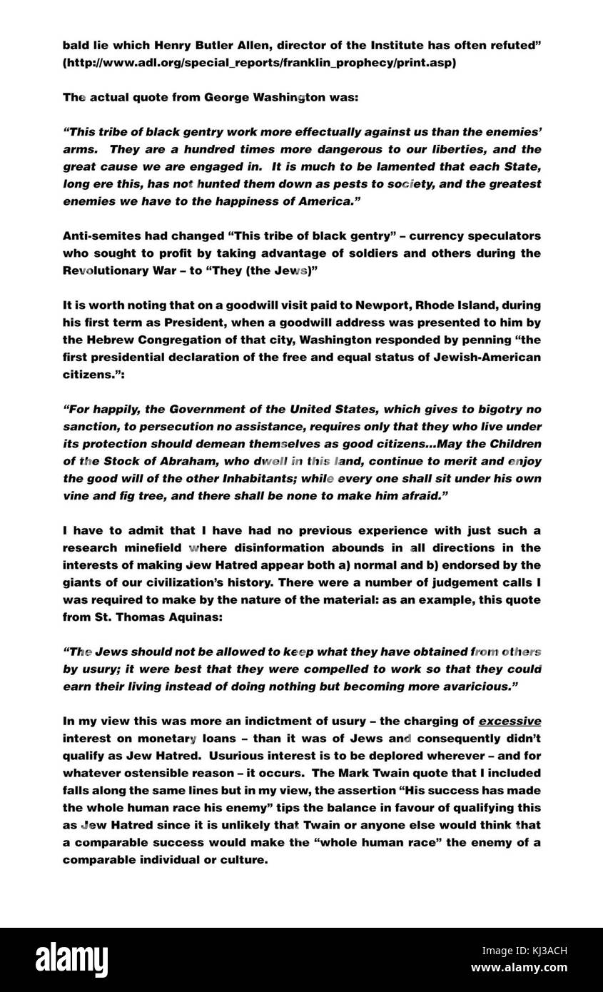 Dave Sim (2008) Judenhass 51 Stockfoto