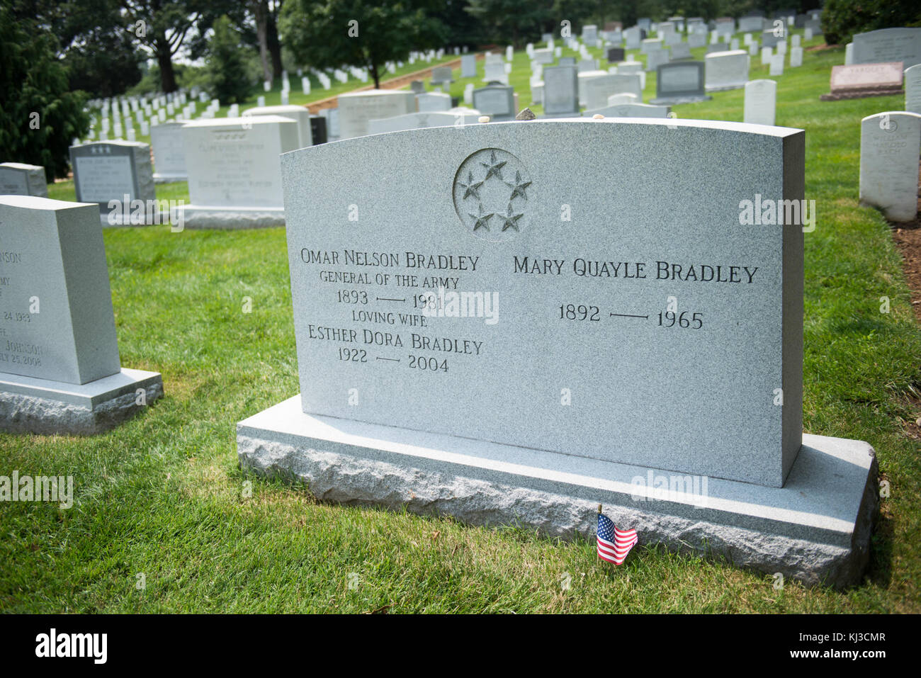 Omar Nelson Bradley (19351514772) Stockfoto