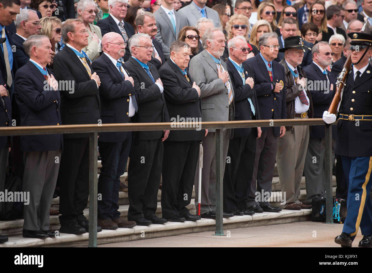 Ehrenmedaille der Tag auf dem Arlington National Cemetery (25491739634) Stockfoto