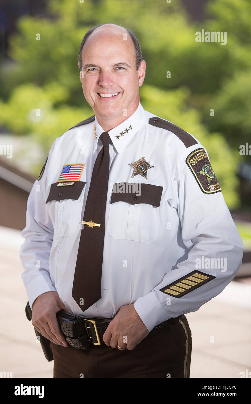 Hennepin County Sheriff Richard Stanek Stockfoto