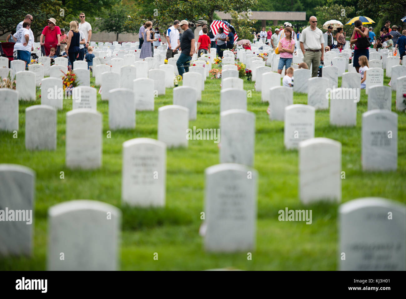 Memorial Day in Arlington National Cemetery (26754240063) Stockfoto